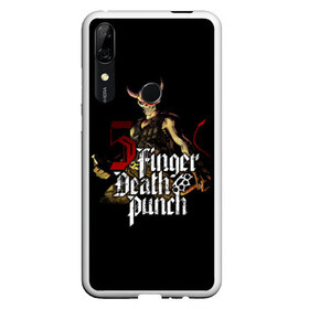 Чехол для Honor P Smart Z с принтом Five Finger Death Punch в Новосибирске, Силикон | Область печати: задняя сторона чехла, без боковых панелей | Тематика изображения на принте: 5fdp | death | ffdp | finger | five | five finger death punch | punch | грув метал