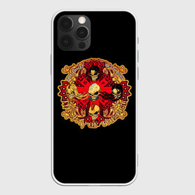 Чехол для iPhone 12 Pro Max с принтом Five Finger Death Punch в Новосибирске, Силикон |  | Тематика изображения на принте: 5fdp | death | ffdp | finger | five | five finger death punch | punch | грув метал