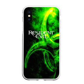 Чехол для iPhone XS Max матовый с принтом RESIDENT EVIL в Новосибирске, Силикон | Область печати: задняя сторона чехла, без боковых панелей | biohazard | biohazard 7 | crocodile | fang | game | hand | monster | new umbrella | resident evil | resident evil 7 | umbrella | umbrella corp | umbrella corporation | zombie | обитель