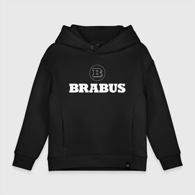 Детское худи Oversize хлопок с принтом BRABUS | БРАБУС в Новосибирске, френч-терри — 70% хлопок, 30% полиэстер. Мягкий теплый начес внутри —100% хлопок | боковые карманы, эластичные манжеты и нижняя кромка, капюшон на магнитной кнопке | 2020 | amg | auto | brabus | clk | cls | glk | mercedes | mercedes benz | slk | sport | авто | автомобиль | автомобильные | амг | брабус | бренд | глк | марка | машины | мерседес | слк | спорт | цлк | цлс