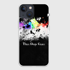 Чехол для iPhone 13 mini с принтом THREE DAYS GRACE в Новосибирске,  |  | logo rock | rock | three days grace | логотипы групп | рок группы | рок музыка