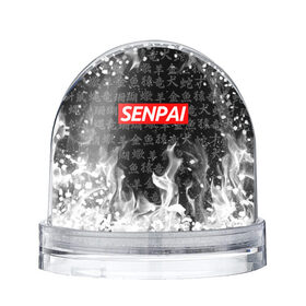 Снежный шар с принтом SENPAI в Новосибирске, Пластик | Изображение внутри шара печатается на глянцевой фотобумаге с двух сторон | ahegao | kawai | kowai | oppai | otaku | senpai | sugoi | waifu | yandere | ахегао | ковай | отаку | сенпай | яндере