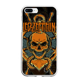 Чехол для iPhone 7Plus/8 Plus матовый с принтом Led Zeppelin в Новосибирске, Силикон | Область печати: задняя сторона чехла, без боковых панелей | john paul jones | music | блюз | джимми пейдж | джон пол джонс | метал | роберт плант | рок | фолк | хард | хеви