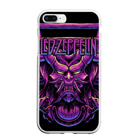 Чехол для iPhone 7Plus/8 Plus матовый с принтом Led Zeppelin в Новосибирске, Силикон | Область печати: задняя сторона чехла, без боковых панелей | john paul jones | music | блюз | джимми пейдж | джон пол джонс | метал | роберт плант | рок | фолк | хард | хеви