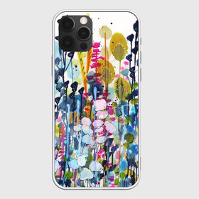 Чехол для iPhone 12 Pro Max с принтом Watercolor Flowers в Новосибирске, Силикон |  | abstract | watercolor flowers | узоры | цветы