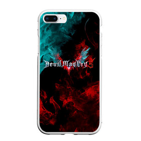 Чехол для iPhone 7Plus/8 Plus матовый с принтом DEVIL MAY CRY в Новосибирске, Силикон | Область печати: задняя сторона чехла, без боковых панелей | dante | devil may cry | devil may cry 5 | dmc | game | hell | play | sword | ад | данте | игры | меч