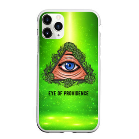 Чехол для iPhone 11 Pro матовый с принтом Всевидящее око в Новосибирске, Силикон |  | Тематика изображения на принте: всевидящее око | глаз | за тобой наблюдают | заговор | зрачок | креатив | листва | листья | масон | масоны | наблюдение | сговор | треугольник