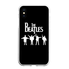 Чехол для iPhone XS Max матовый с принтом Beatles в Новосибирске, Силикон | Область печати: задняя сторона чехла, без боковых панелей | beatles | john lennon | liverpool four | ring | rock | битлз | джон леннон | джордж харрисон | ливерпульская четверка | мерсибит | пол маккартни | психоделический рок | ринго старр | рок | рок н ролл | хард рок