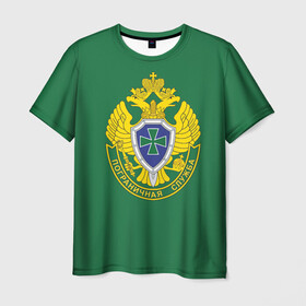 Мужская футболка 3D с принтом Пограничная служба зеленый в Новосибирске, 100% полиэфир | прямой крой, круглый вырез горловины, длина до линии бедер | 23 февраля | армии | армия | бывший | бывших | войска | день | защитника | зеленый | не бывает | отечества | погранец | пограничная | пограничник | пограничника | пограничников | пограничные | служба