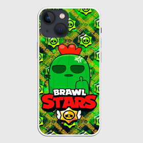 Чехол для iPhone 13 mini с принтом Brawl Stars Spike в Новосибирске,  |  | brawl | brawl stars | brawl stars spike | brawl stars спайк | spike | stars | бравл | бравл старс | бравл старс спайк | игры | кактус | лого | лого brawl stars | лого бравл старс | логотип | логотип brawl stars | логотип бравл старс | спай