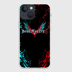 Чехол для iPhone 13 mini с принтом DEVIL MAY CRY в Новосибирске,  |  | Тематика изображения на принте: dante | devil may cry | devil may cry 5 | dmc | game | hell | play | sword | ад | данте | игры | меч