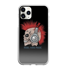 Чехол для iPhone 11 Pro матовый с принтом Rebel hard music в Новосибирске, Силикон |  | punk | rebel hard music | rock | метал | металл | панк | панки | рок | рокер | тяжелая музыка