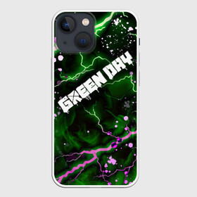 Чехол для iPhone 13 mini с принтом GreenDay в Новосибирске,  |  | billie joe armstrong | greenday | rock | альтернативный | билли джо армстронг | гриндей | зеленый день | майк дёрнт | музыка | панк рок | поп панк | рок | тре кул