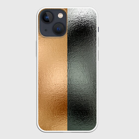 Чехол для iPhone 13 mini с принтом Золото и Серебро в Новосибирске,  |  | pop | абстракция | блестящий | вода | диско | золото | металл | перламутр | разводы | ретро | светящийся | серебро | стекло | текстура | ткань