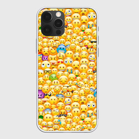 Чехол для iPhone 12 Pro Max с принтом Смайлики Emoji в Новосибирске, Силикон |  | emoji | smile | sticker | грусть | любовь | печаль | плачь | смайлики | стикеры | текстура | улыбка | эмоджи | эмодзи