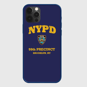 Чехол для iPhone 12 Pro с принтом Бруклин 9-9 департамент NYPD в Новосибирске, силикон | область печати: задняя сторона чехла, без боковых панелей | 99 | brooklyn 99 | police | бруклин | бруклин 9 9 | девять девять | департамент | джейк | джеффордс | значок | логотип | нью йорк | перальта | сериал | терри | чарльз бойл