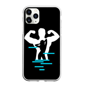 Чехол для iPhone 11 Pro матовый с принтом титан в Новосибирске, Силикон |  | Тематика изображения на принте: crossfit | sport | бодибилдинг | зал | мужчина | мускулы | мышцы | сила | спорт | фитнес
