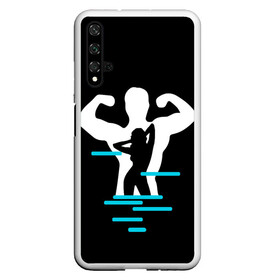 Чехол для Honor 20 с принтом титан в Новосибирске, Силикон | Область печати: задняя сторона чехла, без боковых панелей | crossfit | sport | бодибилдинг | зал | мужчина | мускулы | мышцы | сила | спорт | фитнес