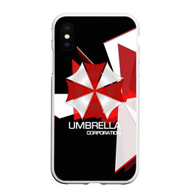 Чехол для iPhone XS Max матовый с принтом UMBRELLA CORP в Новосибирске, Силикон | Область печати: задняя сторона чехла, без боковых панелей | biohazard | biohazard 7 | crocodile | fang | game | hand | monster | new umbrella | resident evil | resident evil 7 | umbrella | umbrella corp | umbrella corporation | zombie | обител