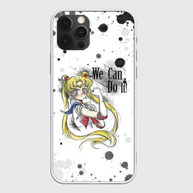 Чехол для iPhone 12 Pro Max с принтом Sailor Moon We can do it! в Новосибирске, Силикон |  | Тематика изображения на принте: ami | girl | mizuno | moon | sailor | tsukino | usagi | ами | банни | волшебница | девушка | малышка | махо сёдзё | мидзуно | минако | мун | рэй | сейлор | усаги | хино | цукино | чибиуса