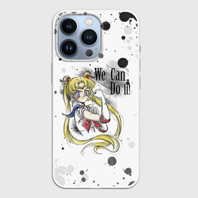 Чехол для iPhone 13 Pro с принтом Sailor Moon. We can do it в Новосибирске,  |  | ami | girl | mizuno | moon | sailor | tsukino | usagi | ами | банни | волшебница | девушка | малышка | махо сёдзё | мидзуно | минако | мун | рэй | сейлор | усаги | хино | цукино | чибиуса