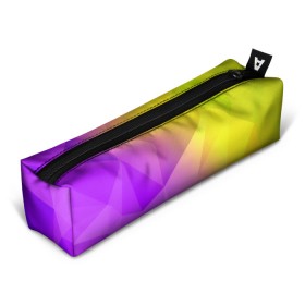 Пенал 3D с принтом NEON ABSTRACT в Новосибирске, 100% полиэстер | плотная ткань, застежка на молнии | 