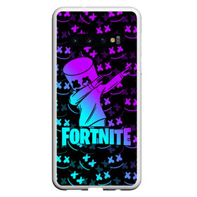 Чехол для Samsung Galaxy S10 с принтом FORTNITE X MARSHMELLO в Новосибирске, Силикон | Область печати: задняя сторона чехла, без боковых панелей | fortnite | fortnite 2 | fortnite x | marshmello | ninja | ninja hyper streamer | ninja streamer | streamer | tyler blevins | маршмелло | ниндзя | фортнайт | фортнайт 2 | фортнайт глава 2