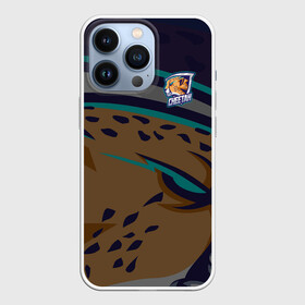 Чехол для iPhone 13 Pro с принтом Форма Cheetah в Новосибирске,  |  | design | logo | mascot | баскетбол | гепард | герои | животное | звери | зверь | киберспорт | кошка | охота | рысь | спортивная | стиль | талисман | фитнес | форма | футбол | хищник | яркие