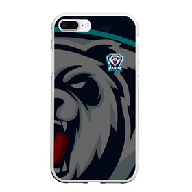 Чехол для iPhone 7Plus/8 Plus матовый с принтом Форма Panda в Новосибирске, Силикон | Область печати: задняя сторона чехла, без боковых панелей | design | logo | mascot | баскетбол | герои | дикий | животное | звери | зверь | киберспорт | медведь | охота | панда | сверепый | спортивная | стиль | талисман | фитнес | форма | футбол | хищник | яркие