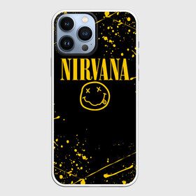 Чехол для iPhone 13 Pro Max с принтом NIRVANA   НИРВАНА (Z) в Новосибирске,  |  | cobain | kurt donald cobain | nirvana | smile | альтернативный рок | гранж | дэйв грол | крист новоселич | курт кобейн | нирвана | смайл