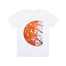 Детская футболка хлопок с принтом BasketBall Style в Новосибирске, 100% хлопок | круглый вырез горловины, полуприлегающий силуэт, длина до линии бедер | Тематика изображения на принте: air | ball | balls | basket | basketball | bulls | game | hip hop | jordan | kobi | lakers | nba | oneill | play | rap | shakil | shaq | sport | баскет | баскетбол | джордан | зож | игра | играть | инста | нба | спорт | стиль | шакил