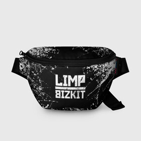 Поясная сумка 3D с принтом Limp Bizkit в Новосибирске, 100% полиэстер | плотная ткань, ремень с регулируемой длиной, внутри несколько карманов для мелочей, основное отделение и карман с обратной стороны сумки застегиваются на молнию | bizkit | limp | limp bizkit | music | rock | бизкиты | лимп бизкит | лимпы | липкие письки | музыка | рок