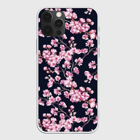 Чехол для iPhone 12 Pro Max с принтом Сакура в Новосибирске, Силикон |  | 8 марта | sakura | дерево в цветах | листья | сакура | цветы