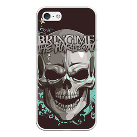 Чехол для iPhone 5/5S матовый с принтом Bring Me the Horizon в Новосибирске, Силикон | Область печати: задняя сторона чехла, без боковых панелей | Тематика изображения на принте: bmth | metal | music | official | rca records label | rock | sempiternal | video | британская | группа | дэткор | поп | рок