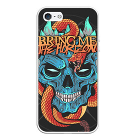 Чехол для iPhone 5/5S матовый с принтом Bring Me the Horizon в Новосибирске, Силикон | Область печати: задняя сторона чехла, без боковых панелей | Тематика изображения на принте: bmth | metal | music | official | rca records label | rock | sempiternal | video | британская | группа | дэткор | поп | рок