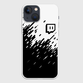 Чехол для iPhone 13 mini с принтом Twitch в Новосибирске,  |  | game | gamer | twitch | игра | игры | компьютер | стрим | стример | твитч | твич