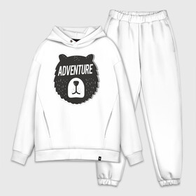 Мужской костюм хлопок OVERSIZE с принтом Bear Adventure в Новосибирске,  |  | adventure | altai | altay | animal | bear | follow | forest | hipster | insta | noize | siberia | sibir | style | trip | алтай | лес | медведь | михалыч | миша | поездка | приключение | путешествие | сибирь | хипстер