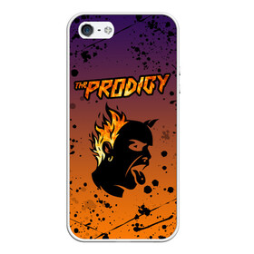 Чехол для iPhone 5/5S матовый с принтом THE PRODIGY в Новосибирске, Силикон | Область печати: задняя сторона чехла, без боковых панелей | keith charles flint | prodigy | the prodigy | альтернативный дэнс | бигбит | брейкбит | кит флинт | лиам хоулетт | максим реалити | техно | электроник рок | электропанк