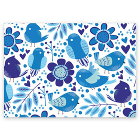 Поздравительная открытка с принтом Воробушки в Новосибирске, 100% бумага | плотность бумаги 280 г/м2, матовая, на обратной стороне линовка и место для марки
 | bird | forest | russia | winter | воробей | гжель | голубь | зима | лес | настроение | птица | птицы | россия | синий | синичка | хобби | хохлома | цвет | цветы