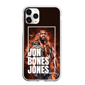 Чехол для iPhone 11 Pro Max матовый с принтом Jon Jones в Новосибирске, Силикон |  | bones jones | jon bones jones | jon jones | jonny bones | jonnybones | mma | ufc | джон джонс | мма