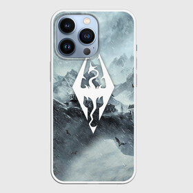 Чехол для iPhone 13 Pro с принтом THE ELDER SCROLLS | TES 5 в Новосибирске,  |  | dovahkiin | dragonborn | fus ro dah | oblivion | rpg | skyrim | tes | tes 5 | tes skyrim | tes v | the elder scrolls | the elder scrolls skyrim | we know | докавин | мы знаем | обливион | рпг | скайрим | фус ро дах