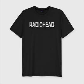 Мужская футболка хлопок Slim с принтом Radiohead в Новосибирске, 92% хлопок, 8% лайкра | приталенный силуэт, круглый вырез ворота, длина до линии бедра, короткий рукав | radiohead | thomas edward yorke | альтернативный рок | арт рок | джонни гринвуд | инди рок | колин гринвуд | том йорк | фил селуэй | эд о’брайен | экспериментальный рок | электронная музыка