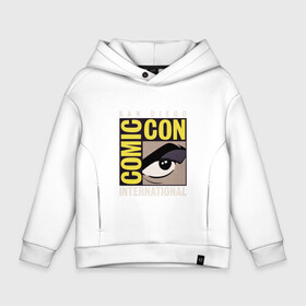 Детское худи Oversize хлопок с принтом Comic Con в Новосибирске, френч-терри — 70% хлопок, 30% полиэстер. Мягкий теплый начес внутри —100% хлопок | боковые карманы, эластичные манжеты и нижняя кромка, капюшон на магнитной кнопке | comic con | san diego | калифорния | комик кон | комикс | лето | пальмы | пляж | поп культура | сан диего | фантастика | фестиваль