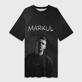 Платье-футболка 3D с принтом MARKUL в Новосибирске,  |  | depression | gang | great | green | markul | park | маркул