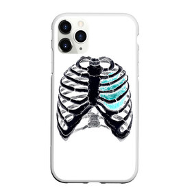 Чехол для iPhone 11 Pro Max матовый с принтом X-Ray в Новосибирске, Силикон |  | bone | bones | chest | heart | hearts | love | organ | organs | ribs | skeleton | x ray | грудная клетка | кости | кость | орган | органы | ребра | рентген | сердца | сердце | скелет