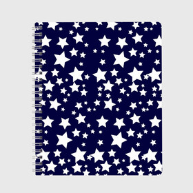 Тетрадь с принтом ЗВЕЗДОЧКИ в Новосибирске, 100% бумага | 48 листов, плотность листов — 60 г/м2, плотность картонной обложки — 250 г/м2. Листы скреплены сбоку удобной пружинной спиралью. Уголки страниц и обложки скругленные. Цвет линий — светло-серый
 | doodling | night | pattern | space | stars | textures | tiles | дудлинг | коллаж
звезды | космос | небо | ночь | паттерны | синева | тайлы | текстуры | фон