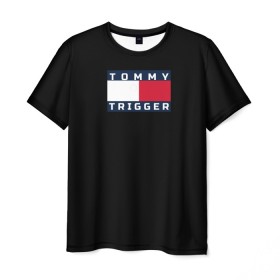 Мужская футболка 3D с принтом Tommy Hilfiger, tommy trigger в Новосибирске, 100% полиэфир | прямой крой, круглый вырез горловины, длина до линии бедер | tommy hilfiger   tommy trigger | одежда hilfiger