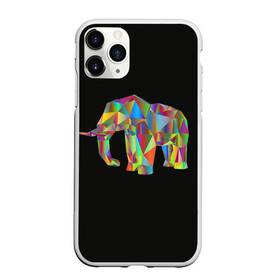 Чехол для iPhone 11 Pro Max матовый с принтом Слон в Новосибирске, Силикон |  | elephant | индия | мозаика | слоник | хобот