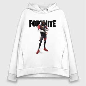 Женское худи Oversize хлопок с принтом FORTNITE IKONIK в Новосибирске, френч-терри — 70% хлопок, 30% полиэстер. Мягкий теплый начес внутри —100% хлопок | боковые карманы, эластичные манжеты и нижняя кромка, капюшон на магнитной кнопке | fortnite | fortnite 2 | fortnite x | ikonik | marshmello | ninja | ninja streamer | иконик | маршмелло | ниндзя | фортнайт | фортнайт 2 | фортнайт глава 2