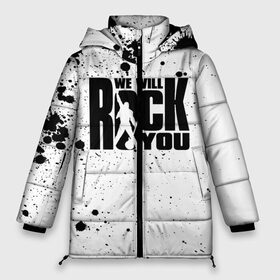 Женская зимняя куртка 3D с принтом Queen - We Will Rock You в Новосибирске, верх — 100% полиэстер; подкладка — 100% полиэстер; утеплитель — 100% полиэстер | длина ниже бедра, силуэт Оверсайз. Есть воротник-стойка, отстегивающийся капюшон и ветрозащитная планка. 

Боковые карманы с листочкой на кнопках и внутренний карман на молнии | freddie mercury | paul | queen | quen | богемская рапсодия | брайан мэй | глэм | группа | джон дикон | квин | королева | куин | меркури | меркьюри | музыкант | мэркури | певец | песня | поп | роджер тейлор | рок